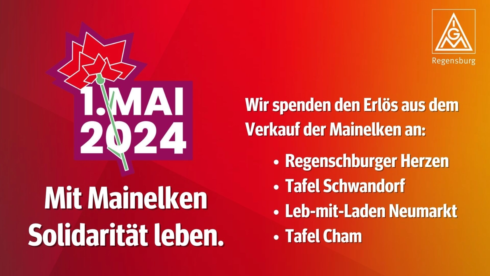 Spendenorganisationen Mainelken 2024