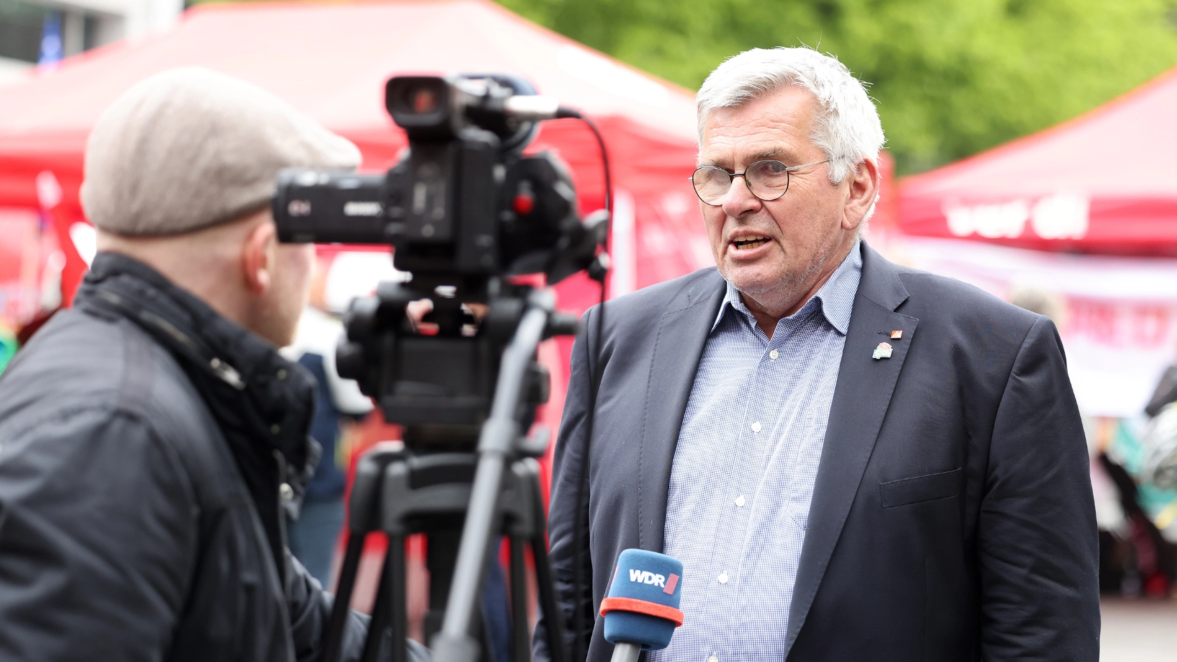 „GeMAInsam Zukunft gestalten“ - Kundgebung zum 1. Mai 2022 in Aachen.