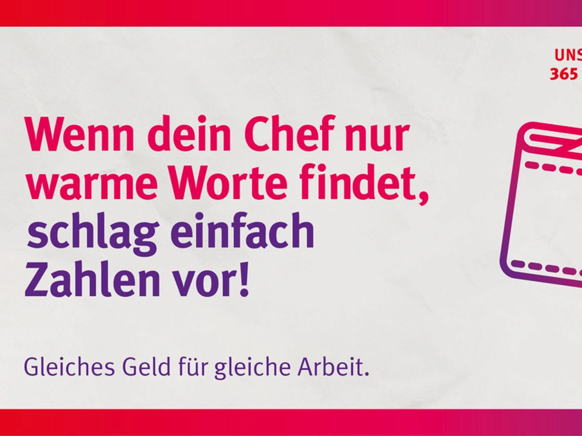 Frauentag 2024 - Gleiches Geld für gleiche Arbeit