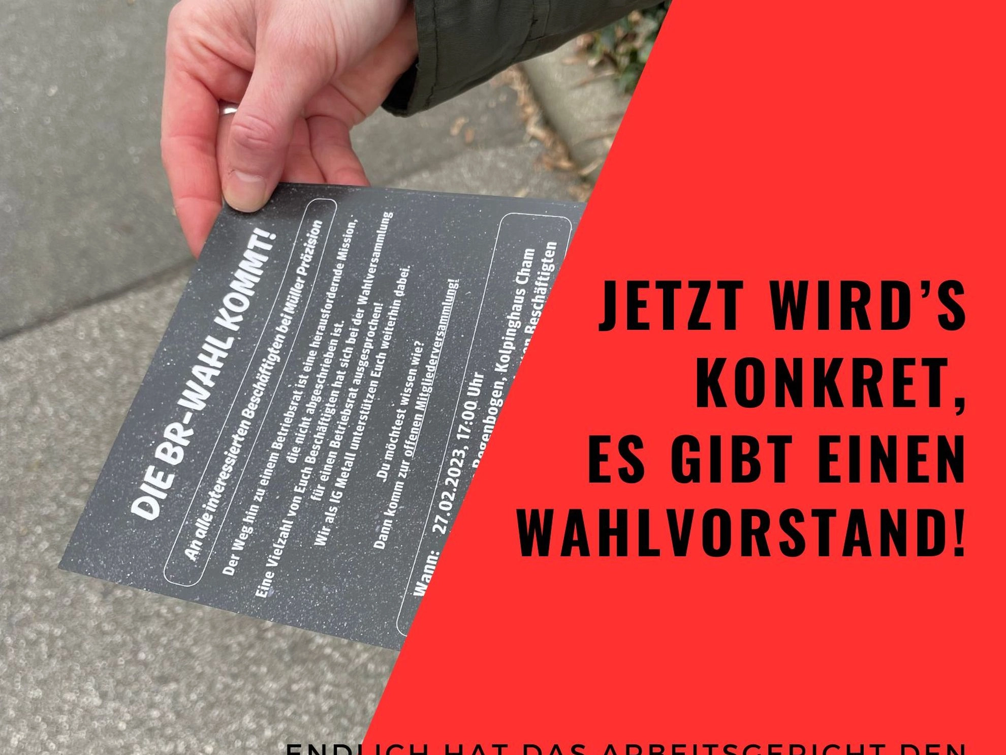 Wahlvorstand bei Müller Präzision wurde durch das Arbeitsgericht eingesetzt