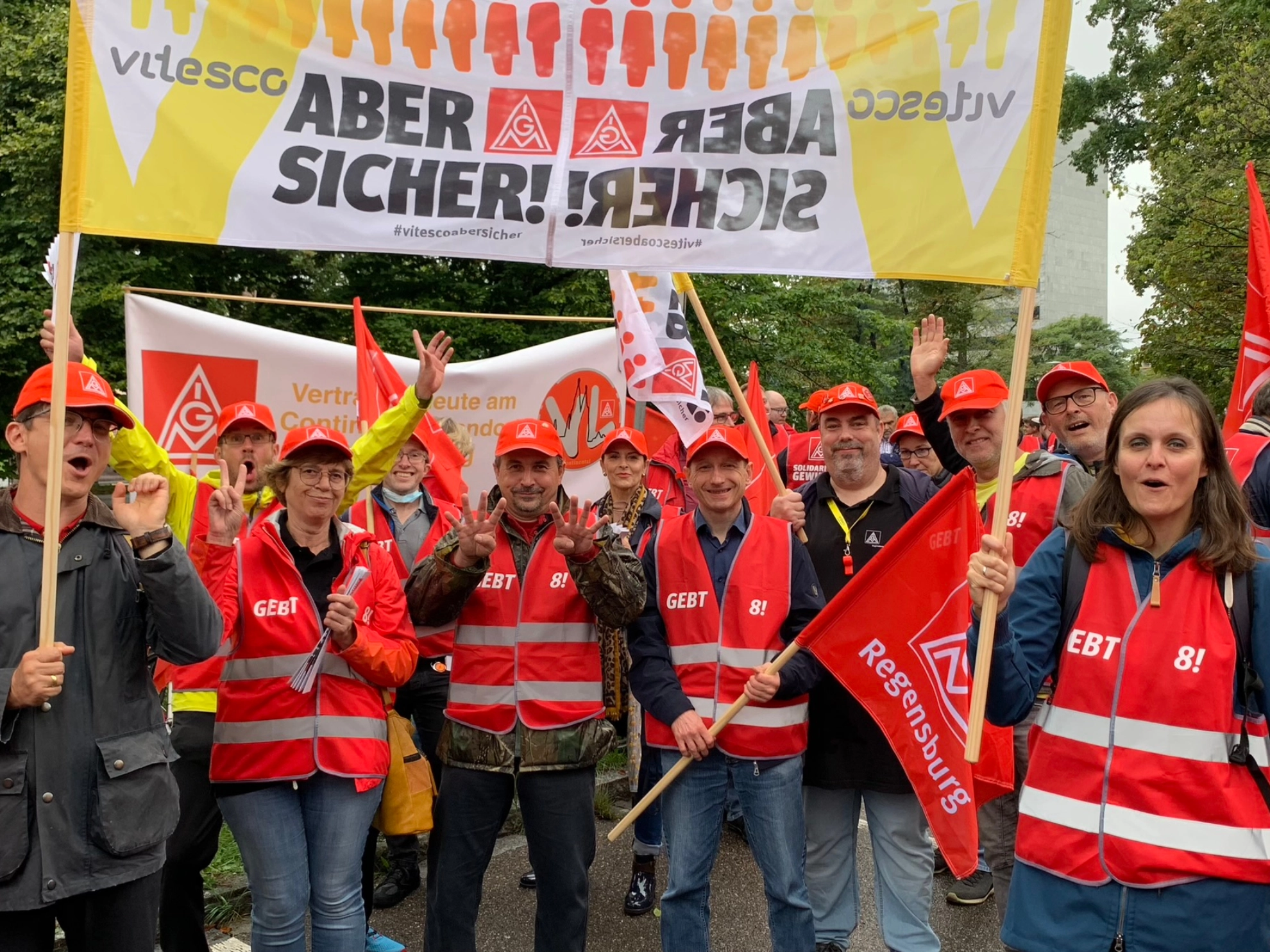 Vitesco Tarifrunde M&E 2022 - Verhandlungsbegleitende Aktion