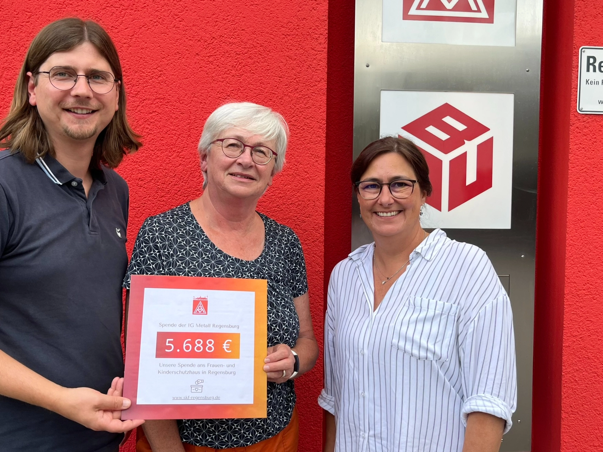 V.l.n.r.: Rico Irmischer, Mathilde Schraml, Diana Rausch