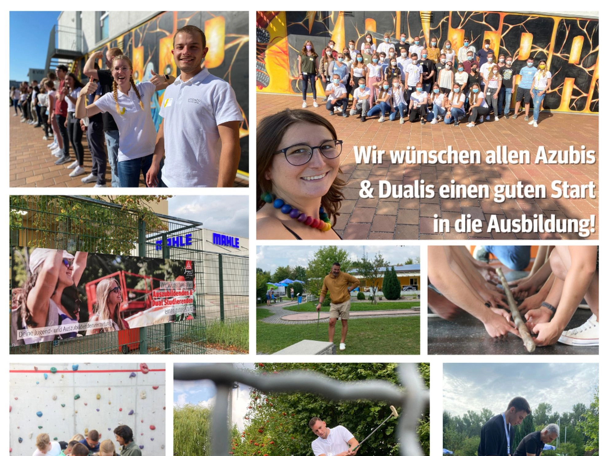 Auszubildende sind aktiv zum Ausbildungsstart