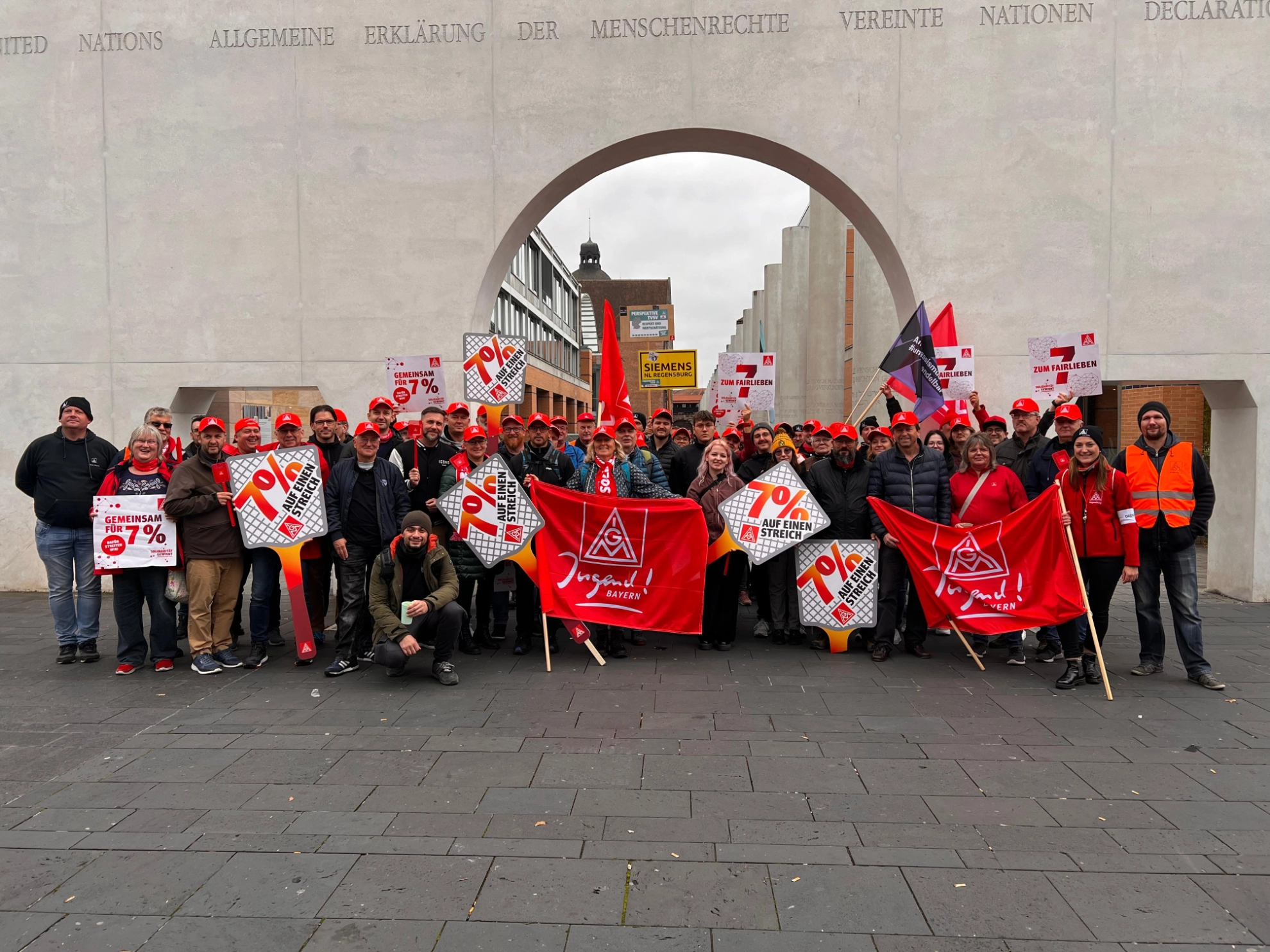 Verhandlungsbegleitende Aktion NBG