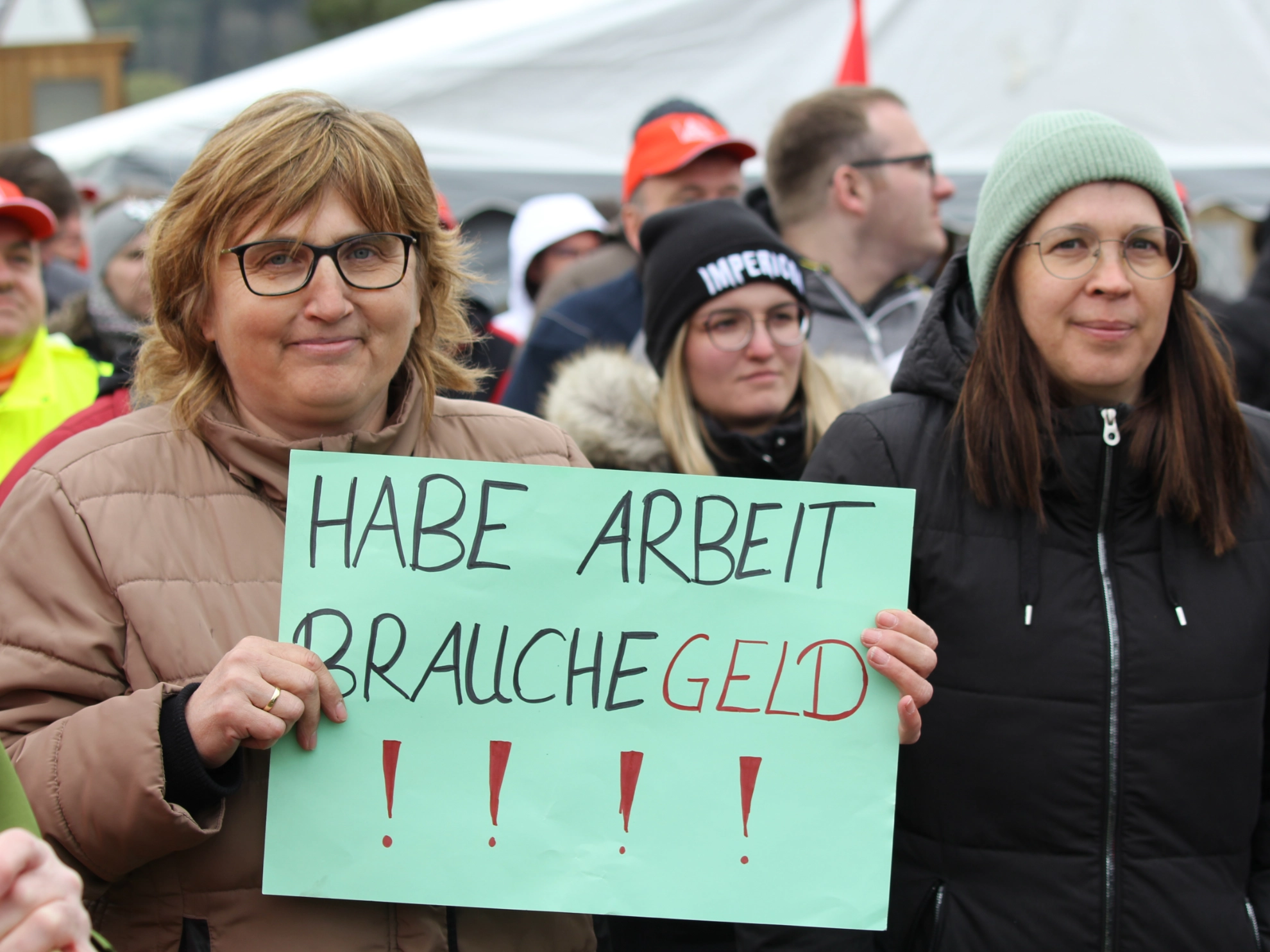 Streik bei Schabmüller in Berching