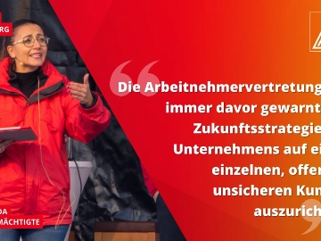 Ein Schock für die Beschäftigten bei ams-Osram