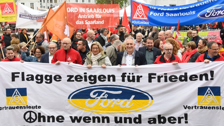 „GeMAInsam Zukunft gestalten“ - Kundgebung zum 1. Mai 2022 in Saarbrücken