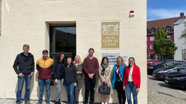 Solidarität der Betriebsräte aus Cham mit Müller Präzision