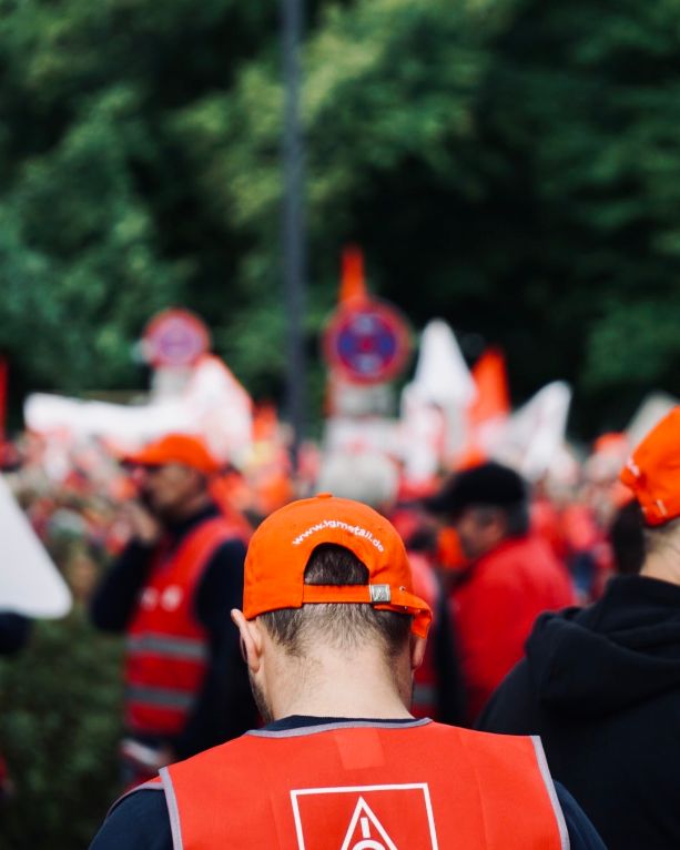 Metaller ist aktiv dabei zum Tarifauftakt 2022 in Nürnberg