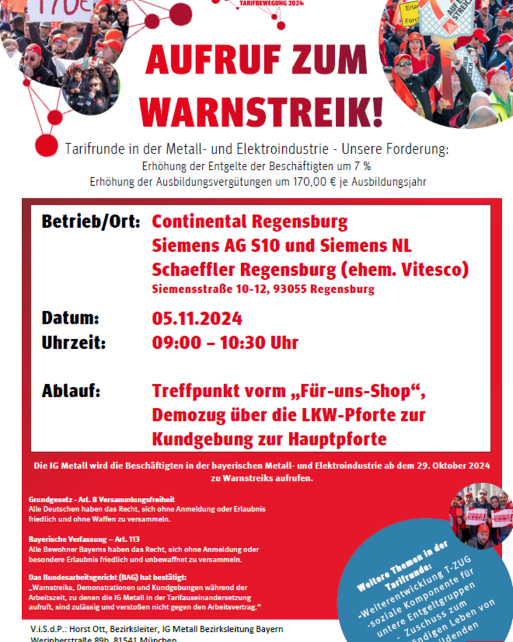 Warnstreikaufruf_Siemens-Campus