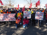 Deutschlandweite Warnstreiks bei der Firma Pfleiderer