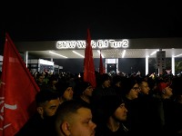 Heißer Warnstreik-Auftakt in Regensburg